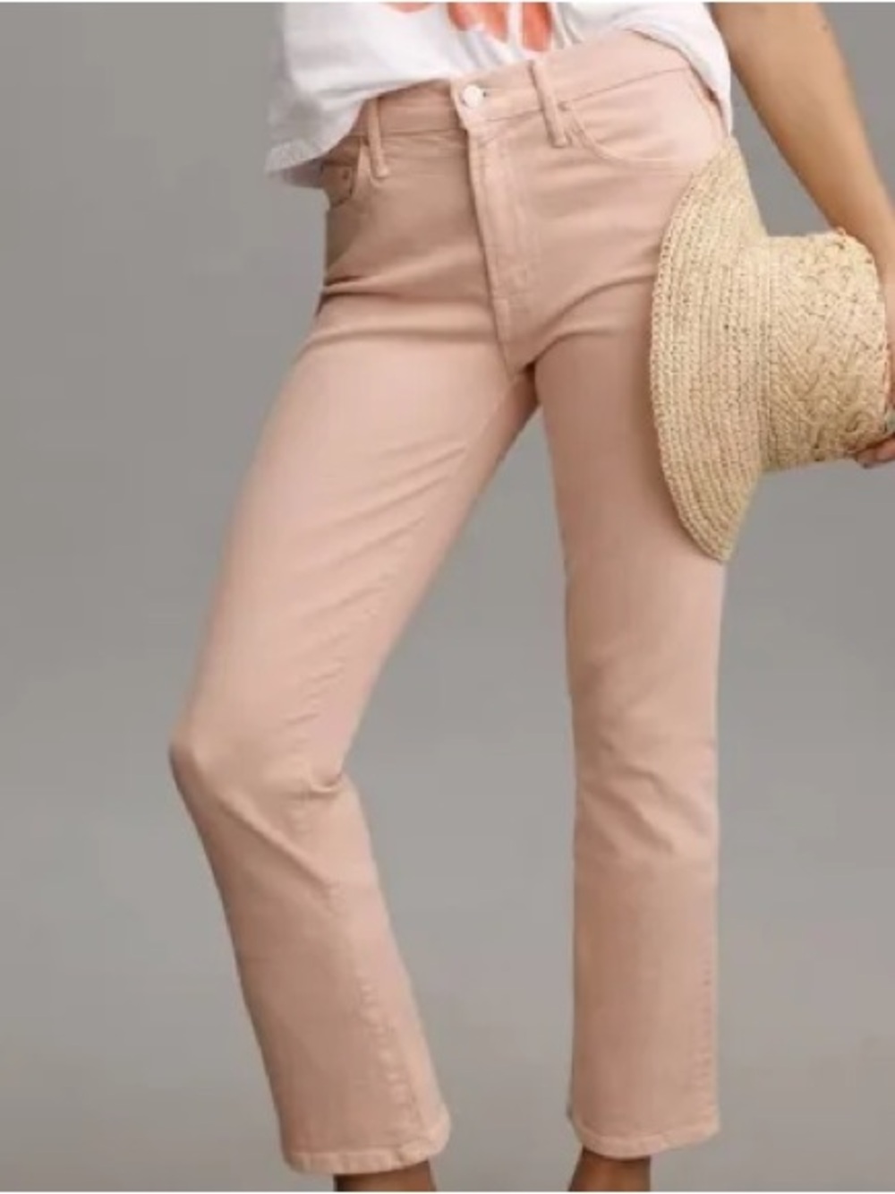 MOTHER Superior The Insider Hover jeans Peach Parfait NWT.  25